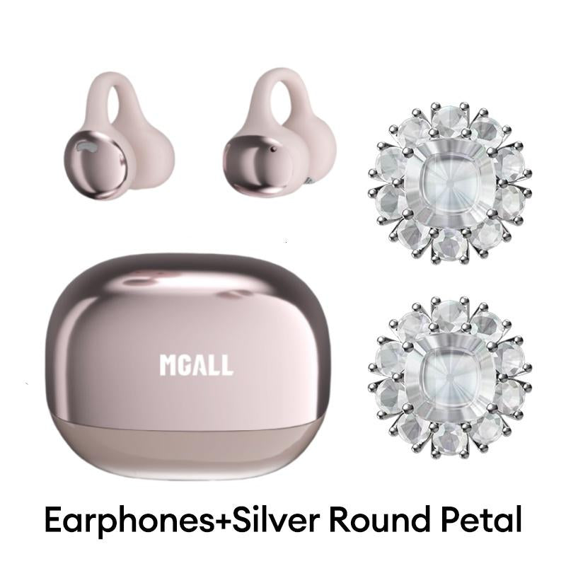 MGALL C11 Bluetooth 6.0 Wireless Clip-On Headphones: Ergonomic Design, Superior Sound Quality, IPX5 Waterproof Rating for Music, Calls, and Sports Activities