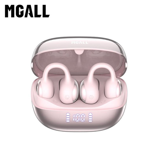 MGALL C11 Bluetooth 6.0 Wireless Clip-On Headphones: Ergonomic Design, Superior Sound Quality, IPX5 Waterproof Rating for Music, Calls, and Sports Activities