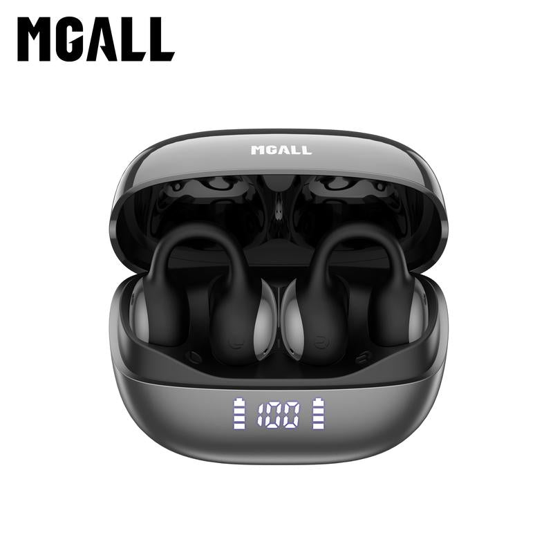 MGALL C11 Bluetooth 6.0 Wireless Clip-On Headphones: Ergonomic Design, Superior Sound Quality, IPX5 Waterproof Rating for Music, Calls, and Sports Activities